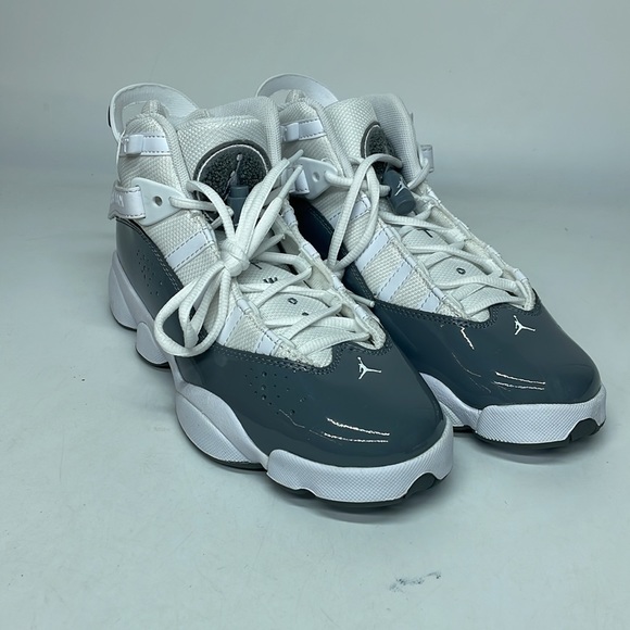 Nike Jordan 6 Rings White/Cool Grey 323419-121 Unisex Youth - Picture 2 of 5